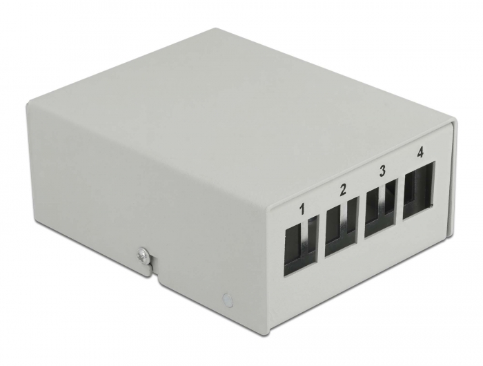 Delock Keystone Patchpanel 4 Port grau #1 