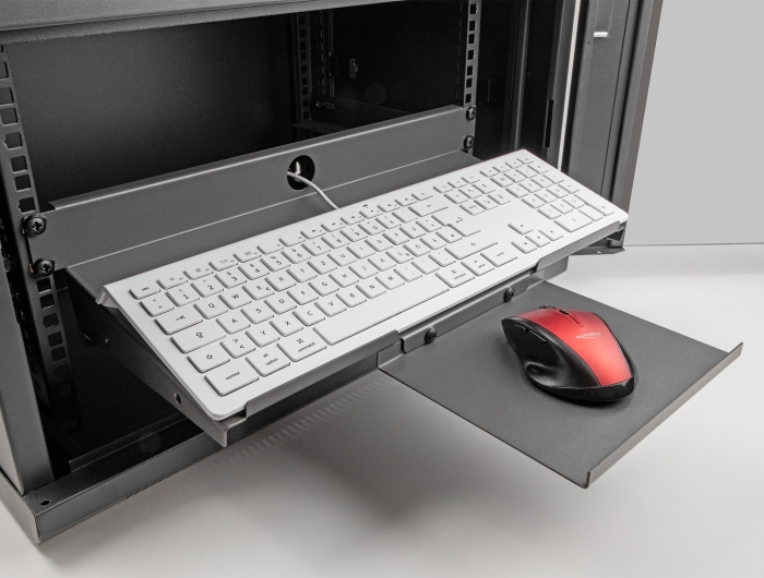 Delock 19″ Fachboden für Tastatur und Maus 1 HE dunkelgrau #3 