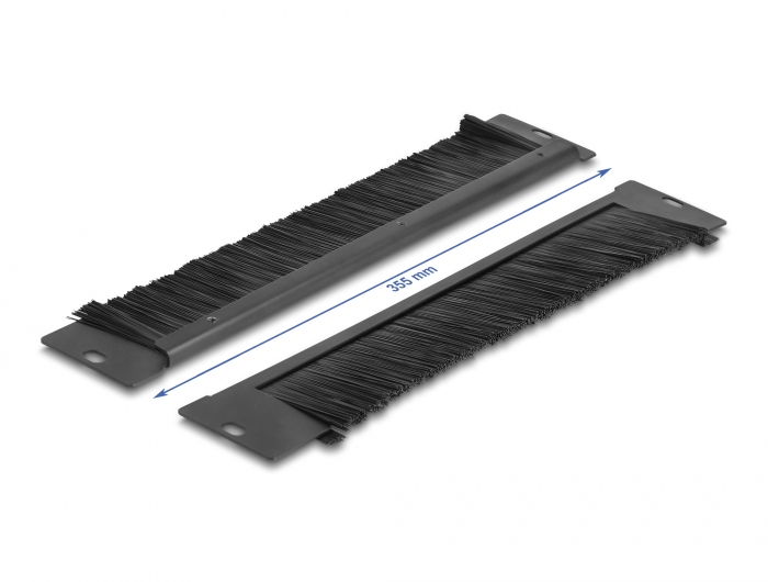 Delock Bürstenleiste universell 350 x 55 mm schwarz #2 