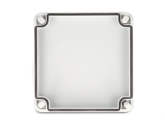 Delock Installationsgehäuse IP65 wasserdicht 125 x 125 x 75 mm grau #4 