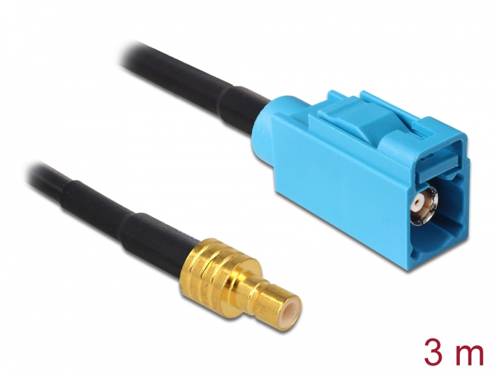 Delock Antennenkabel FAKRA Z Buchse > SMB Buchse RG-174 3 m #1 