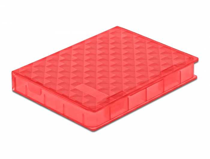Delock Schutzbox für 2.5″ HDD / SSD rot #1 