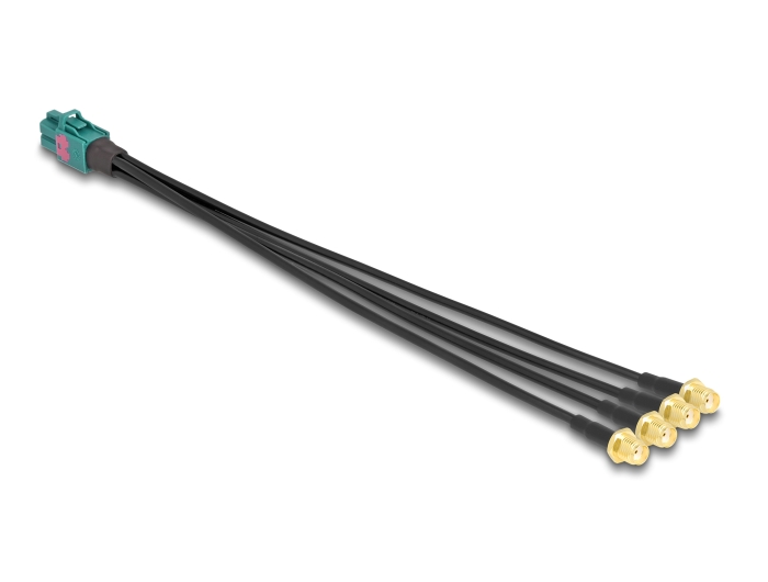 Delock Kabel Mini FAKRA Z Buchse quad zu 4 x SMA Buchse #3 