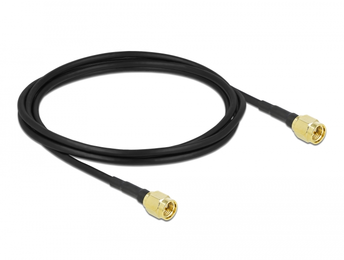 Delock Antennenkabel SMA Stecker zu SMA Stecker LMR/CFD100 2 m low loss #2 