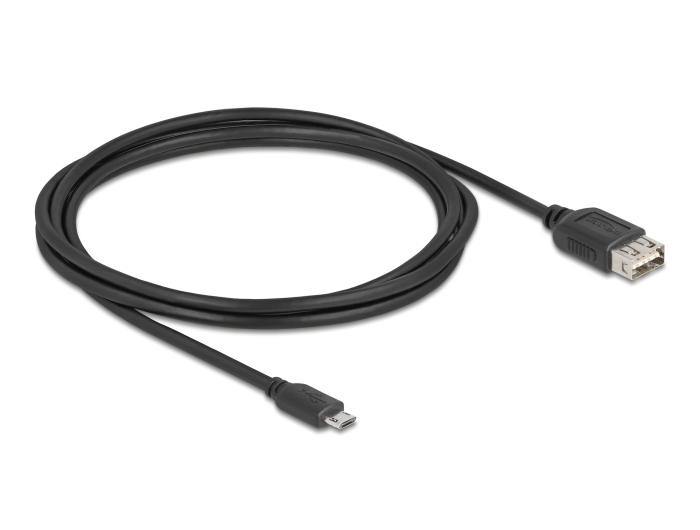 Delock USB 2.0 Kabel EASY USB Typ Micro-B Stecker zu EASY USB Typ-A Buchse 2 m #2 