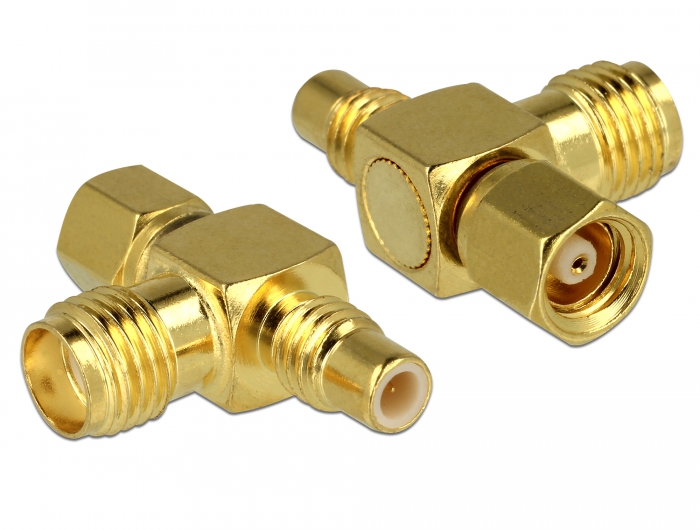 Delock Adapter SMC Buchse > SMC Stecker > SMA Buchse T-Stück #1 