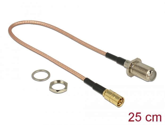 Delock Antennenkabel F-Buchse zu SMB-Stecker #1 