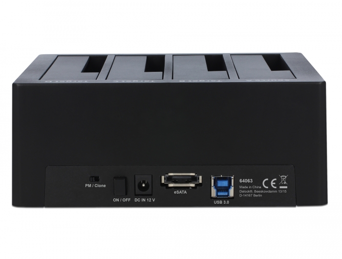 Delock SuperSpeed USB 5 Gbps Dockingstation für 4 x SATA HDD / SSD mit Klon Funktion #6 