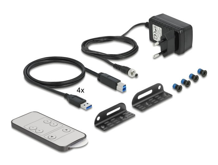 Delock DisplayPort 1.4 KVM Switch 8K 30 Hz mit USB 5 Gbps und Audio #3 