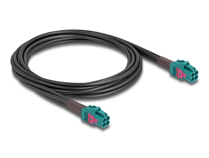 Delock Kabel Mini FAKRA Z Buchse quad zu Mini FAKRA Z Buchse quad A-Typ Premium #2 