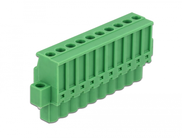 Delock Terminalblock Set für Hutschienen 10 Pin mit Schraubverriegelung #2 