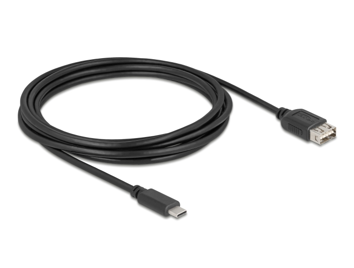 Delock USB 2.0 Kabel USB Type-C™ Stecker zu EASY USB Typ-A Buchse 3 m #2 