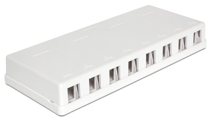 Delock Keystone Leergehäuse 8 Port #3 