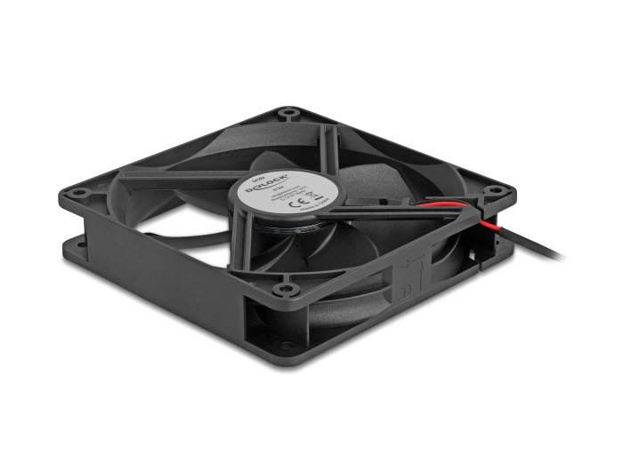 Delock Axiallüfter 5 V DC, 120 x 120 x 25 mm schwarz #2 