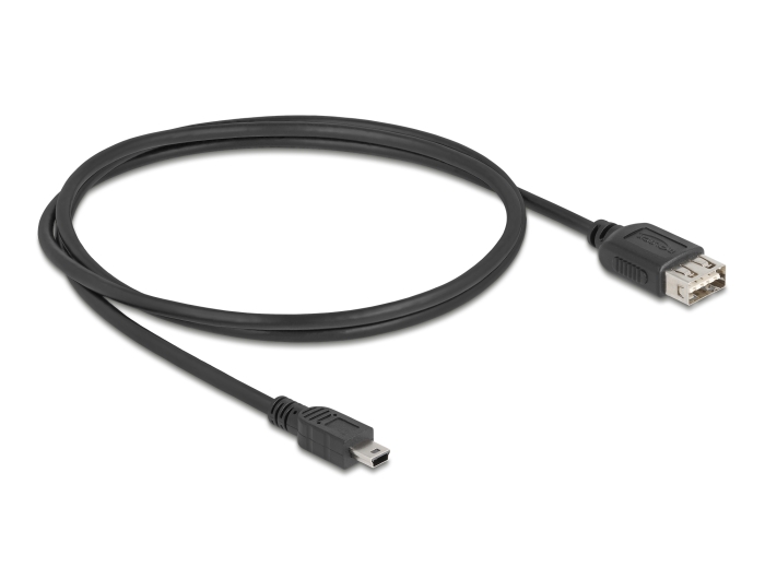 Delock USB 2.0 Kabel USB Typ Mini-B Stecker zu EASY USB Typ-A Buchse 1 m #2 
