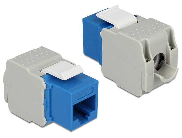 Delock Keystone Modul RJ45 auf LSA Cat.6 blau #4 
