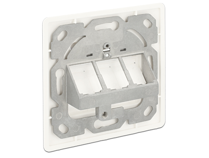 Delock Keystone Anschlussdose 3 Port kompakt #3 