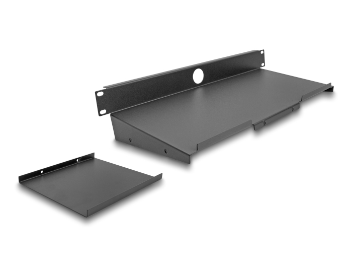 Delock 19″ Fachboden für Tastatur und Maus 1 HE dunkelgrau #4 