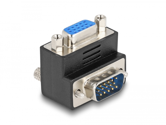 Delock Adapter VGA Stecker zu Buchse 90°gewinkelt #1 