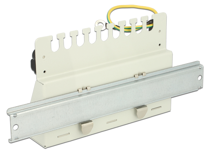 Delock Keystone Desktop Patchpanel 12 Port grau #3 