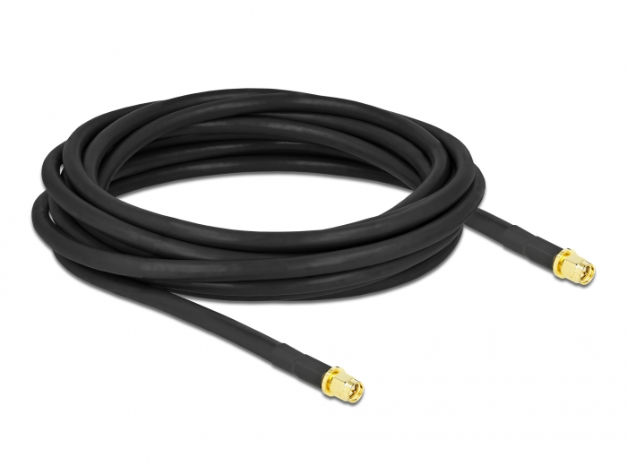 Delock Antennenkabel SMA Stecker zu SMA Stecker LMR/CFD300 5 m low loss #2 