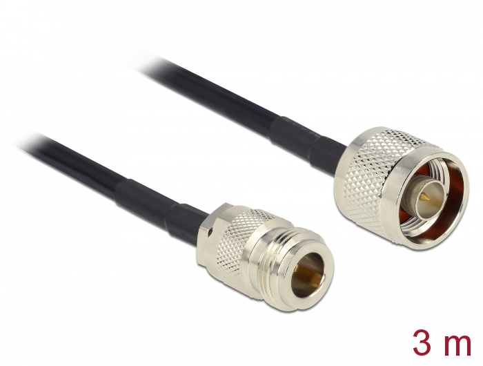 Delock Antennenkabel N Stecker > N Buchse LMR195 3 m #1 