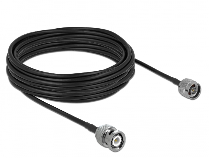 Delock Antennenkabel N Stecker zu BNC Stecker LMR195 10 m #2 