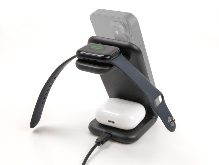 Delock Wireless Charger 3 in 1 mit 2 Ladespulen 5 W / 5 W / 15 W #8 