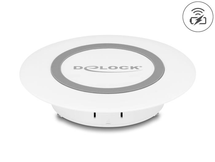 Delock Wireless Charger 15 W für Tischeinbau weiß #1 