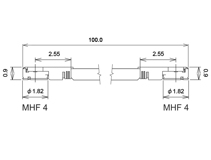 Delock Antennenkabel I-PEX Inc., MHF® 4L Stecker zu I-PEX Inc., MHF® 4L Stecker 1,13 10 cm #2 