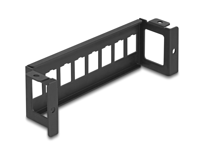 Delock Keystone Halterung 8 Port Panel Aufbau horizontal #2 