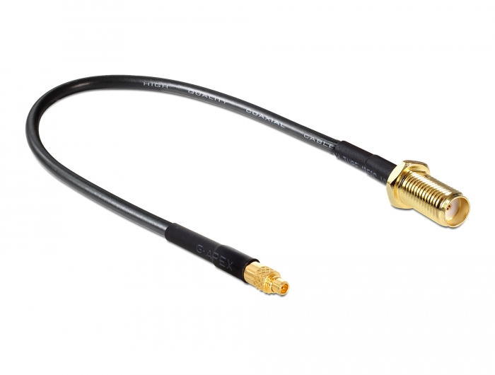 Delock Antennenkabel SMA Buchse zum Einbau zu MMCX Stecker 200 mm #3 