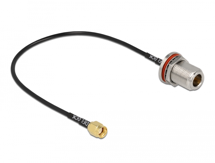 Delock Antennenkabel RP-SMA Stecker zu N Buchse RG-174 30 cm #2 