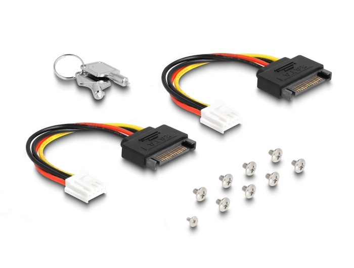 Delock 5.25″ Wechselrahmen für 8 x M.2 NVMe SSD mit Slim SAS SFF-8654 Anschluss #5 