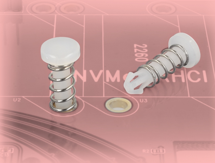 Delock Schnappniete für Kühlkörper - Set 10 Stück weiß #4 