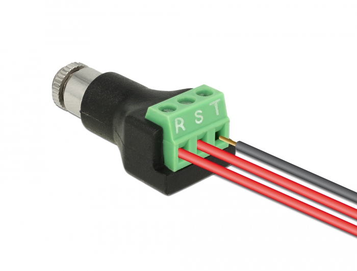 Delock Terminalblock 3 Pin > Klinkenbuchse 3,5 mm zum Einbau #3 
