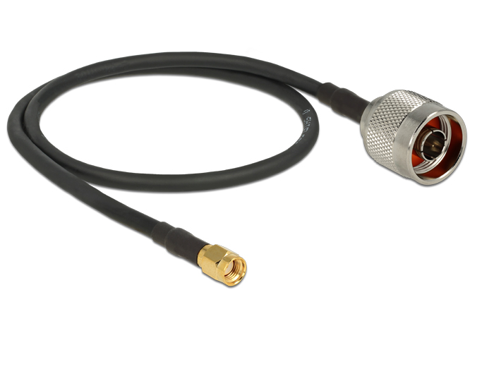 Delock Antennenkabel N Stecker > RP-SMA Stecker CFD200 0,5 m low loss #2 
