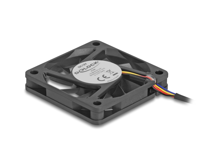 Delock Axiallüfter 12 V DC, 60 x 60 x 10 mm schwarz #2 