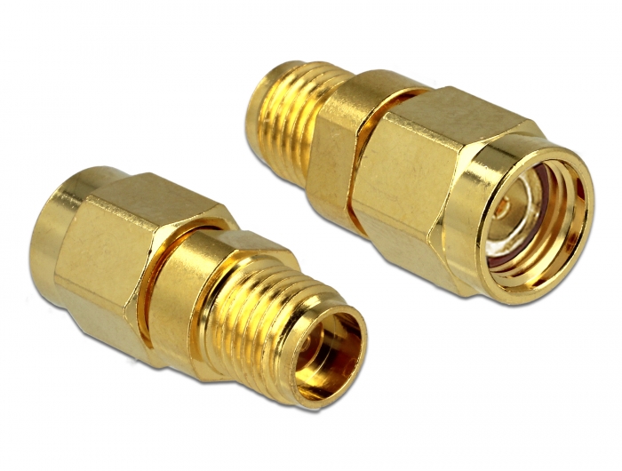Delock Adapter RP-SMA Stecker > SMA Buchse #1 