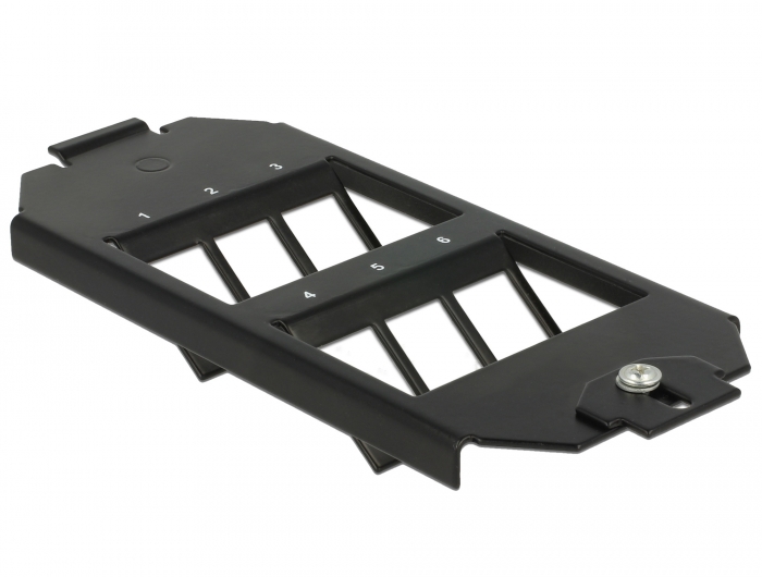 Delock Keystone Halterung 6 Port für Bodentank #1 
