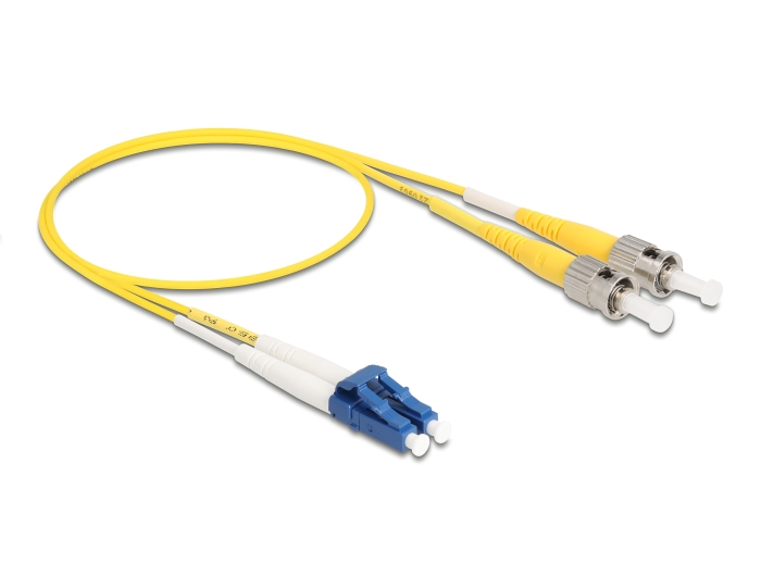 Delock Kabel Lichtwellenleiter LC > ST Singlemode OS2 0,5 m #2 