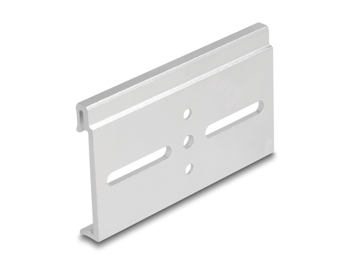 Delock Aluminium Montageclip für Hutschiene 80,0 x 47,8 mm silber #2 