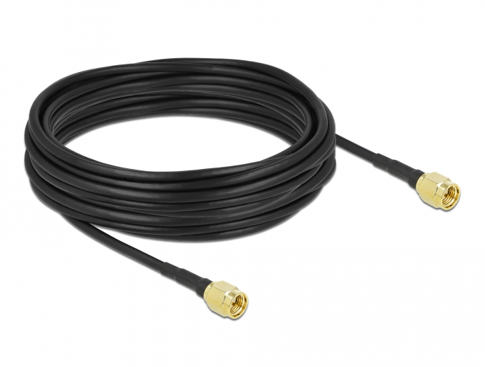 Delock Antennenkabel SMA Stecker zu SMA Stecker LMR/CFD100 10 m low loss #2 