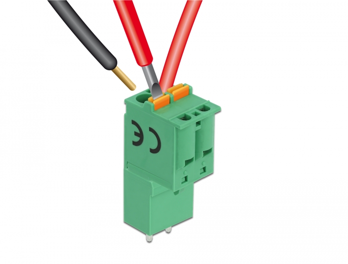 Delock Terminalblock Set für Platine 2 Pin 5,08 mm Rastermaß vertikal #5 