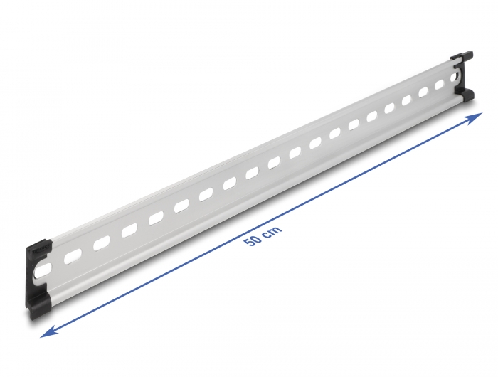 Delock Hutschiene 35 x 7,5 mm (50 cm) Aluminium #3 