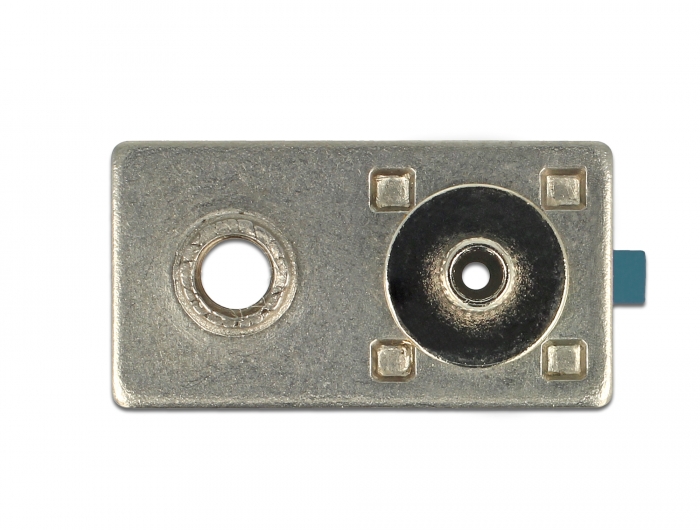Delock FAKRA Z Stecker Federpin zum Crimpen 1 vorgestanztes Loch #2 