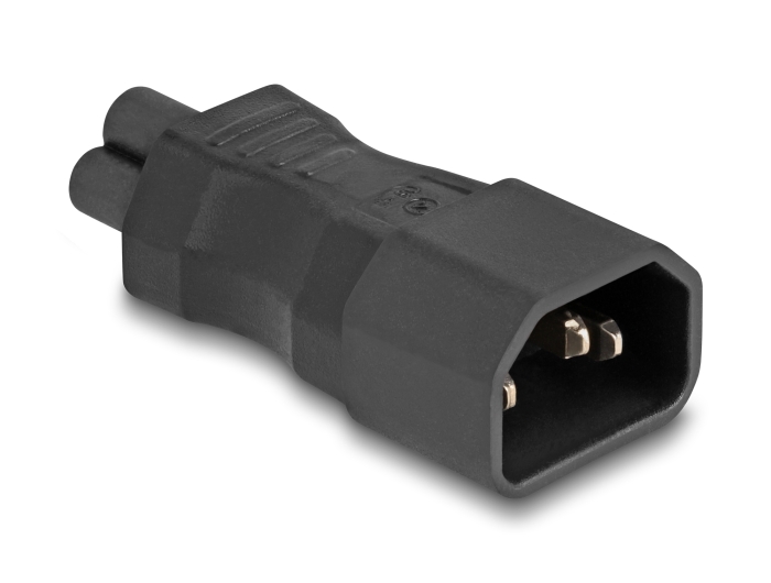 Delock Netzadapter IEC 60320 - C14 auf C5, Stecker / Buchse, 2,5 A, gerade #1 