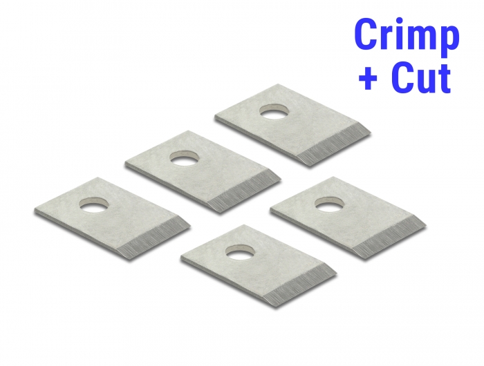 RJ45 Crimp+Cut Klingen Set 5 Stück für Delock 86450 #1 