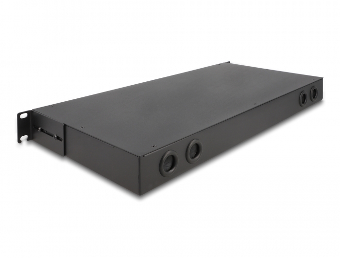 Delock 19″ LWL HD (High Density) Patchpanel 1 HE schwarz #2 