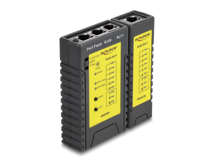 Delock Kabeltester RJ45 / RJ12 + Portfinder #5 